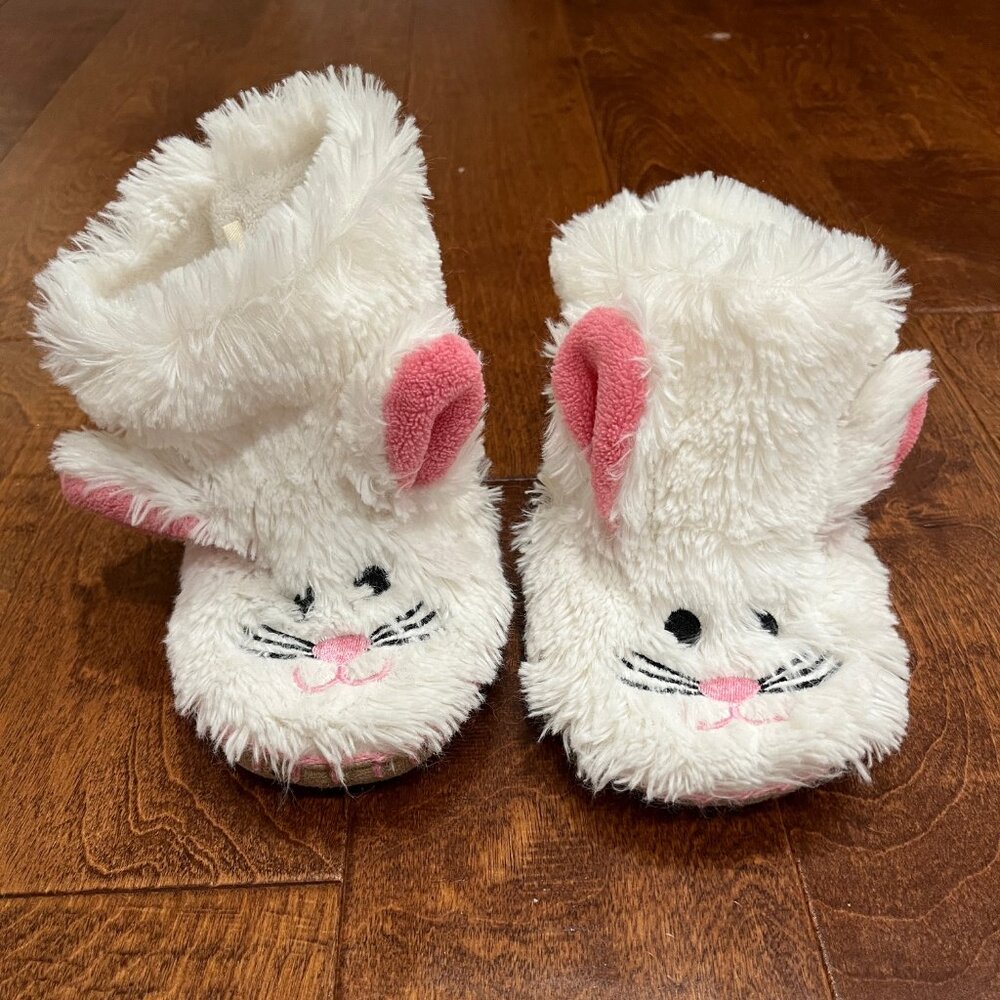 Bunny Slippers for Preschooler (brand: Little Blue House)